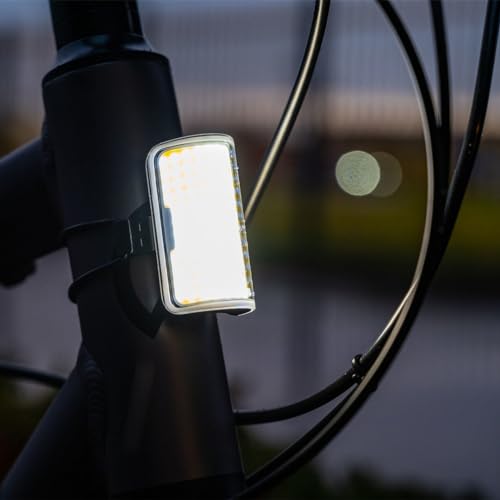 Knog Mid Cobber Bike Light - USB Rechargeable Bike Headlight and Tail Light Set, 330° Visibility, 320/170 Lumens, IP67 Waterproof, 8 Light Modes & App Customization - Image 2