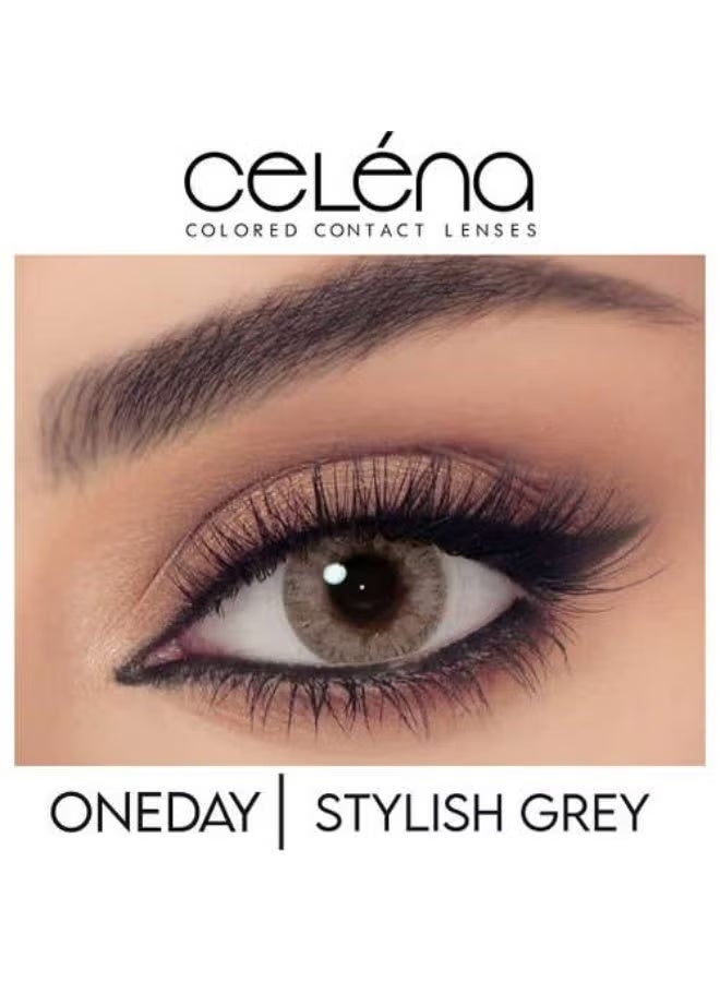 سيلينا عدسات لاصقة يومية (ستايلش جراى) للاستخدام اليومى. - Image 1