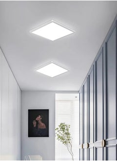 جو إيكو  ضوء السقف LED الحديث الترا سليم ضوء السقف مربع 30 سم، مقاوم للماء IP45 24W الضوء الأبيض  - Image 5