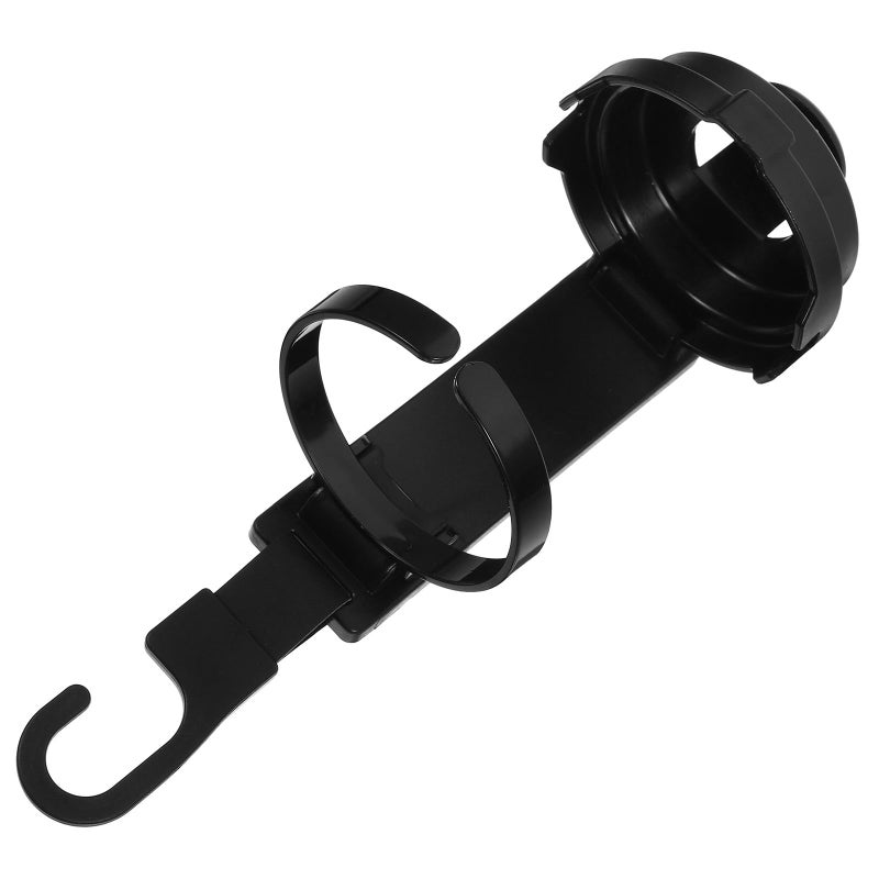 Black Car Backseat Cup Holder Headrest Hook Portable Automotive Drink Bottle Holder - Image 2