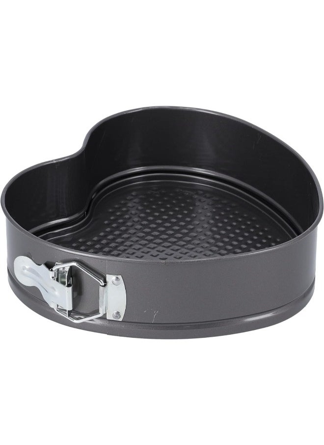 Generic - 3-Piece Springform Set - Mini Non-Stick Cheesecake Pan, Leak-Proof Rectangle & Round/Heart-Shaped Cake Pans with Quick-Release Latch - Bakeware for Baking Delights. - Image 1