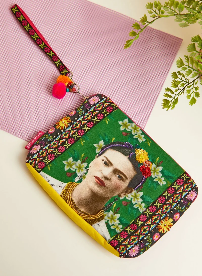 House Of Disaster Frida Kahlo Photo Pouch