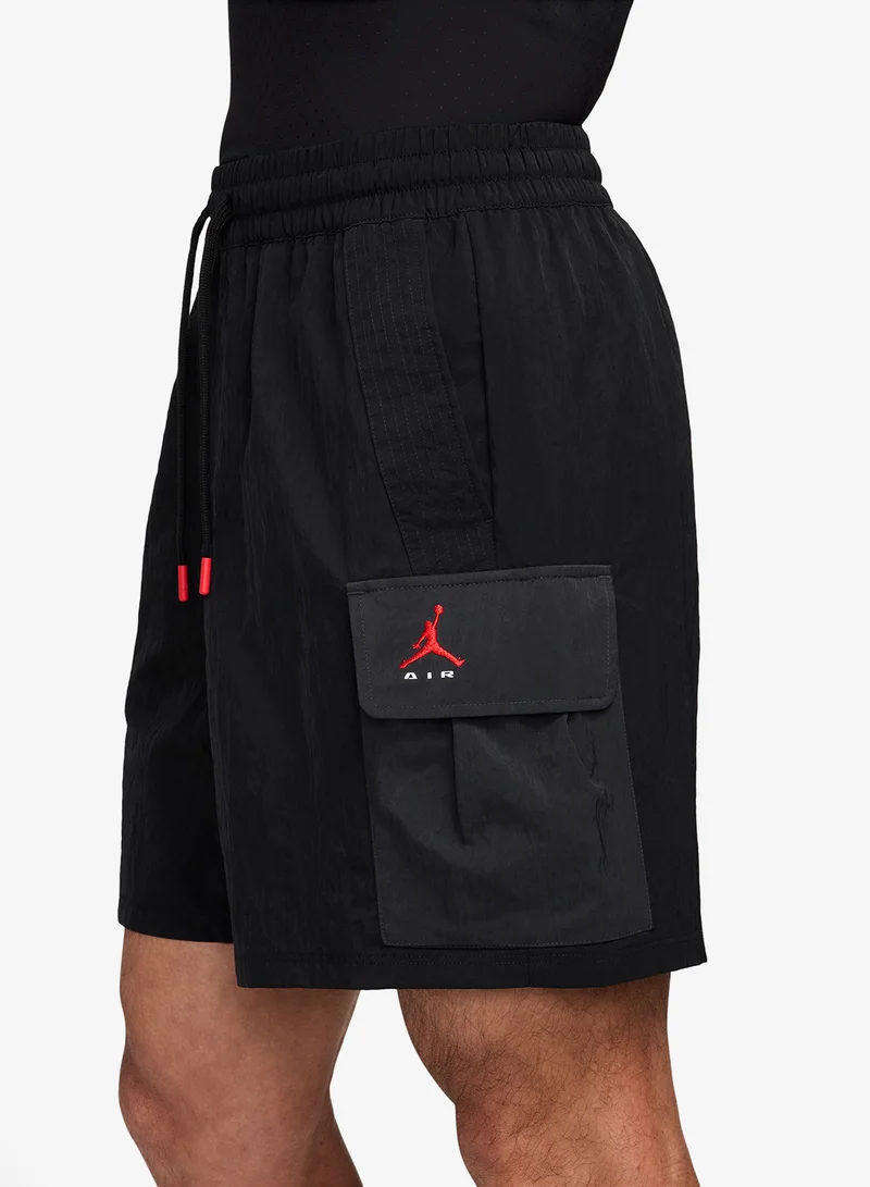 Jordan BLACK/(UNIVERSITY RED) Jordan Woven Cargo Shorts for Men | Best Price UAE