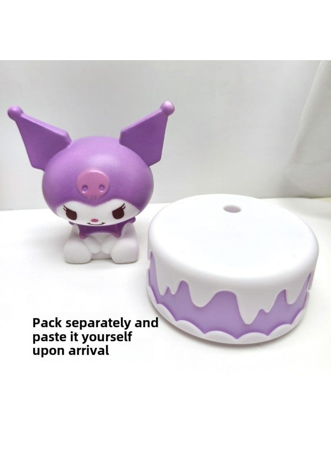 Cream Cake Box Bottom Vinyl Hollow Sanrio Night Light Children's Handmade DIY Luminous Toy Bedroom Lamp-Color:Yugui Dog - Image 4