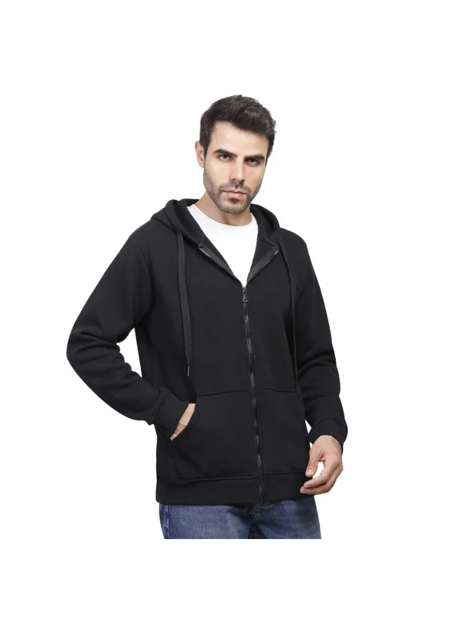 Coup Mens - Plain Sweatshirt With Zipper Closure