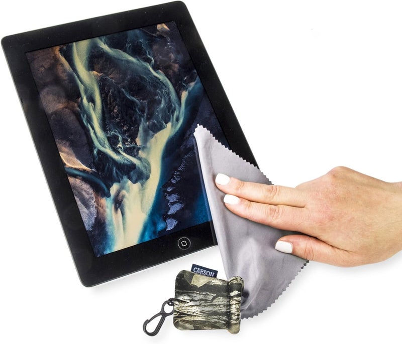 Carson Stuff-It Microfiber Lens Cloth Cleaning System for Eyeglasses, Smartphones, Tablets, Optics, Lenses, Cameras and More - Image 3