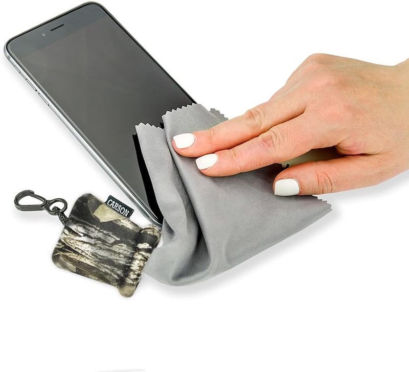 Carson Stuff-It Microfiber Lens Cloth Cleaning System for Eyeglasses, Smartphones, Tablets, Optics, Lenses, Cameras and More - Image 2