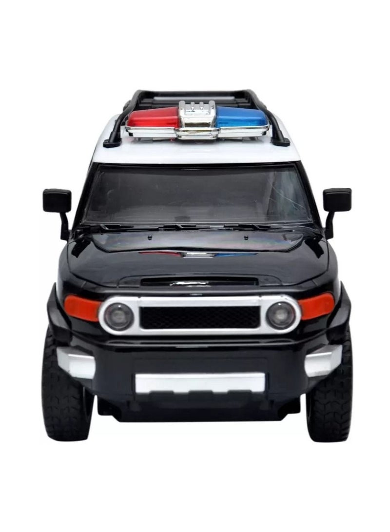 Toy Box Portable Lightweight Non Toxic Toyotya FJ cruiser Rc Saudi police Remote Control Model Car Toy  - Image 2