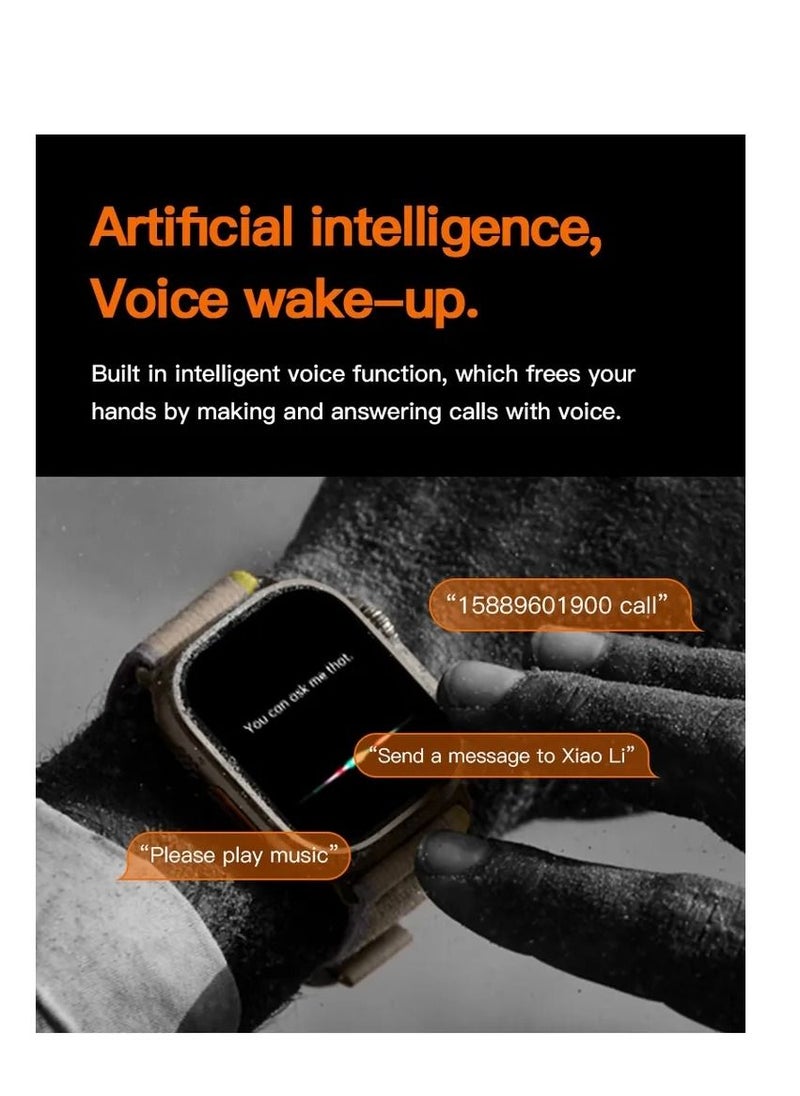 AROAQ - T900 Ultra Wireless Charging Smart Watch - Image 1