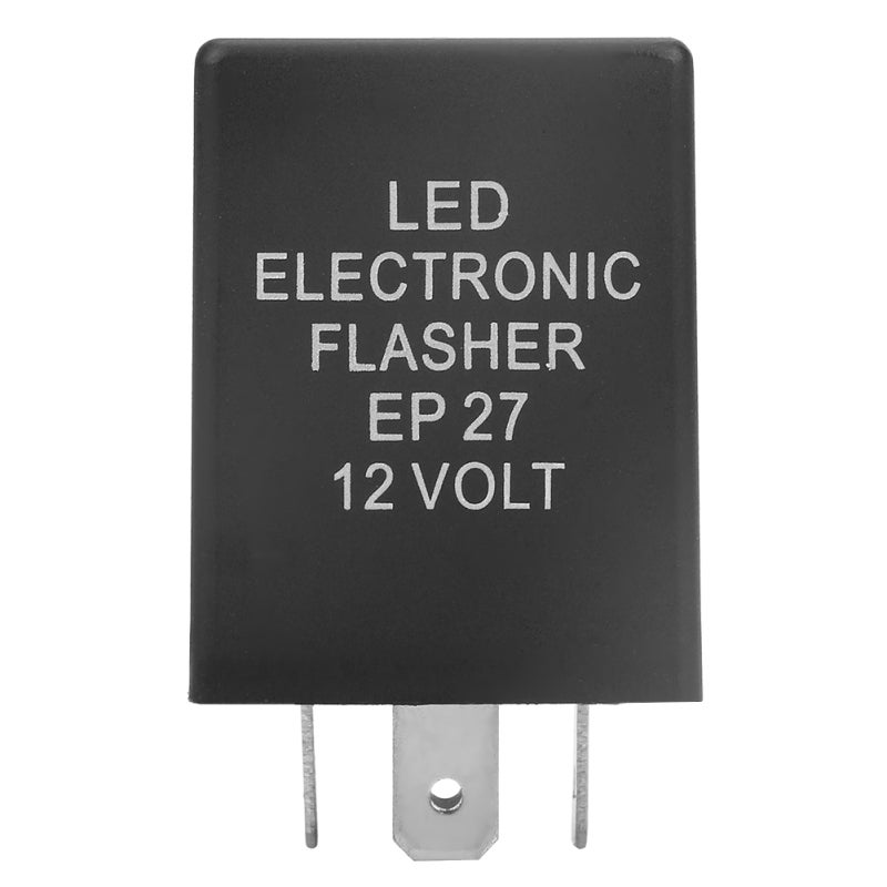 12V 5-Pin Flasher Relay: Waterproof Dustproof Plug And Play - Hyper Flash Fix Turn Signal Relay for LED Or Normal Turn Signal Lights - Image 1
