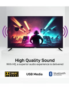 GEEPAS Geepas 65'' 4K UHD, Google, Smart HDMI LED TV With Bluetooth, 2 USB, 4 HDMI Connectivity, WIFI, Screen Sharing, Wall Mount Bracket, Remote Control, 16:9 Aspect Ratio, Wide Color Enhancer, WIFI  - Image 3