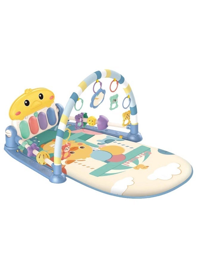 Bibi-inn Baby Gym Play Mat with Funny Pedal Piano and Hanging Toys - Image 1
