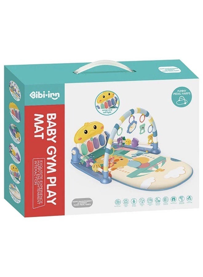 Bibi-inn Baby Gym Play Mat with Funny Pedal Piano and Hanging Toys - Image 3