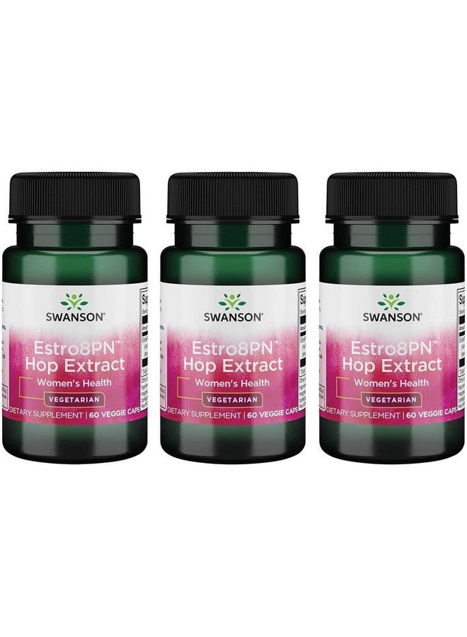 Swanson Estro8Pn Hop Extract 10 mg 60 Veg Caps (3 Pack)
