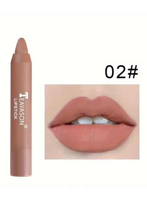 Matte Lipstick Color Rendering Moisturizing Lip Gloss Easy To Color Lip Glaze Rotating Lipstick Pen Valentine's Day Gifts