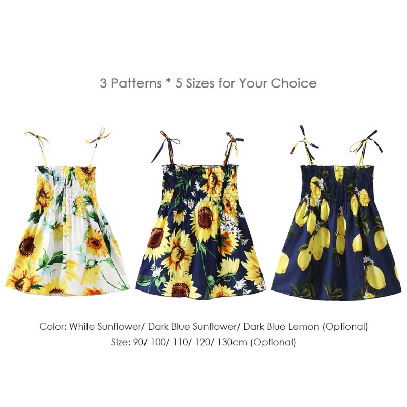 Girls Sleeveless Cotton Dress - Soft Breathable Lightweight Casual Dress for Toddler Girls Ages 2-7: Everyday Play Summer Outings - Image 3