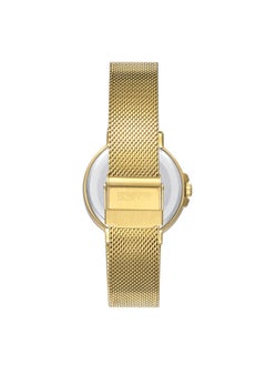 ECSTACY ECSTACY Women's Multi Function Champagne Sunray  Dial Watch - E23603-GMGC  - Image 3