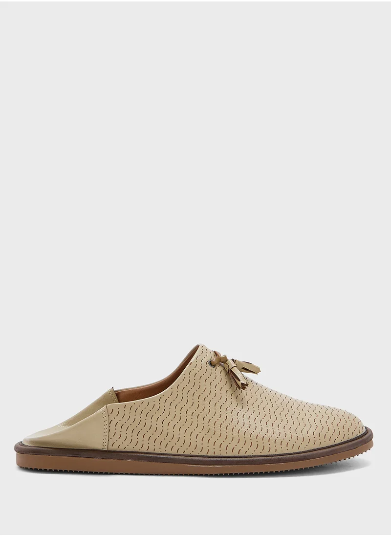 Robert Wood Tassel Detail Mule