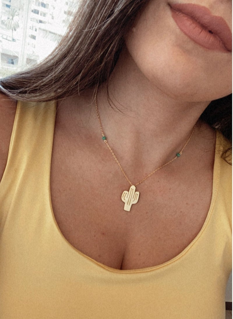 Trendella Cactus Necklace - Image 2