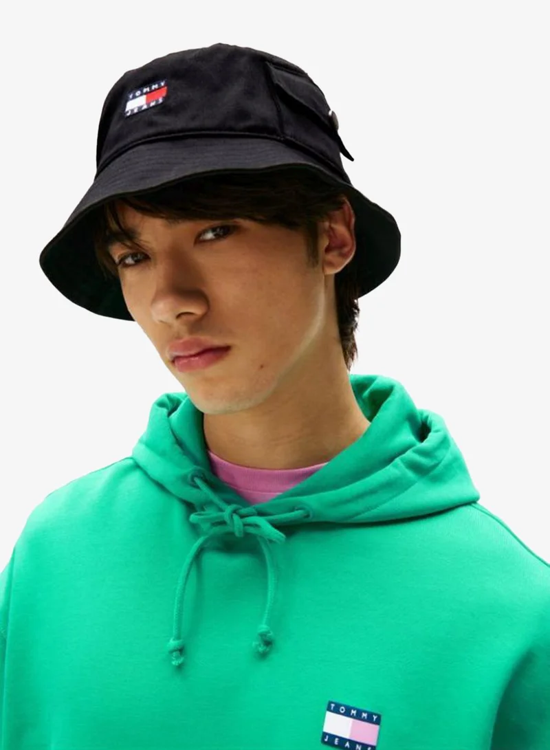 تومي جينز قبعة دلو بشعار