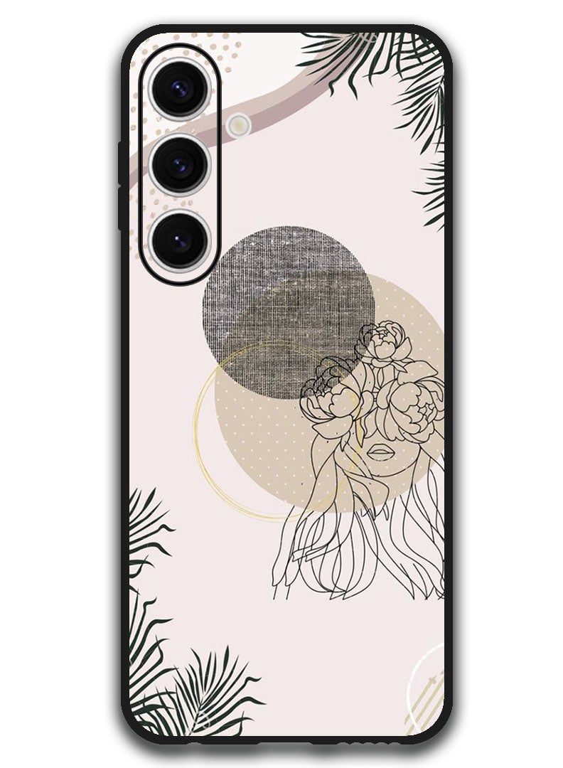Theodor Protective Case Anti Scratch Shock Proof Bumper Cover For Samsung Galaxy S24 FE Minimalist woman  - Image 1