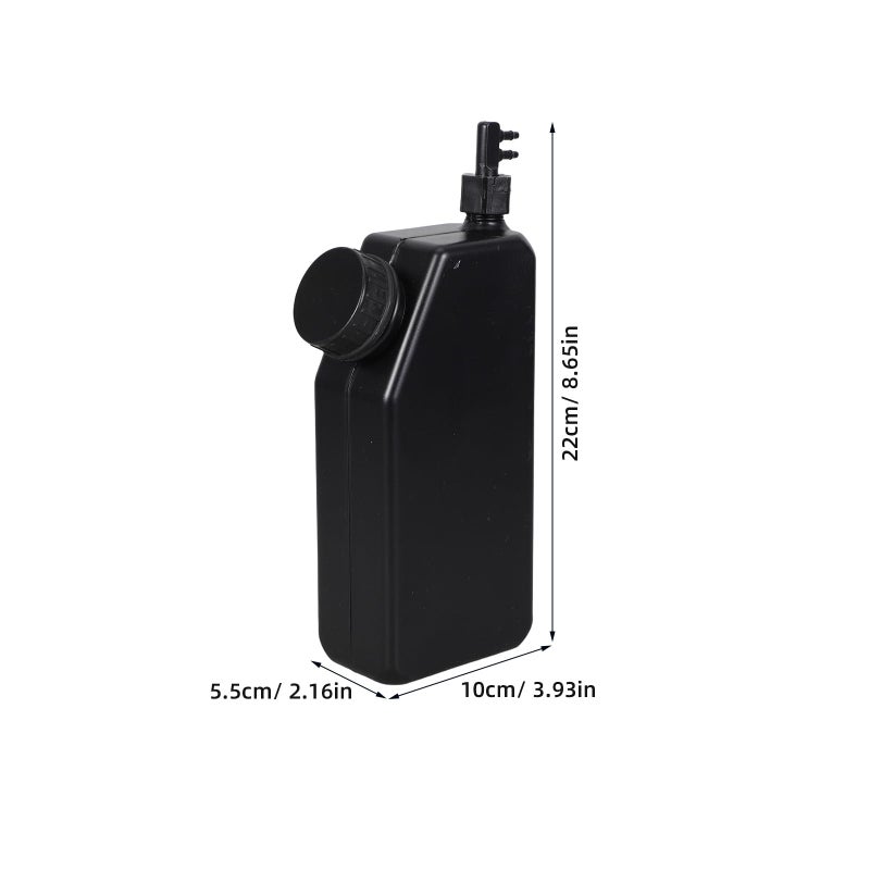 Plotter Ink Cartridge Refill Kit 500ml Black Plastic Bottle with Double Spout - Image 3