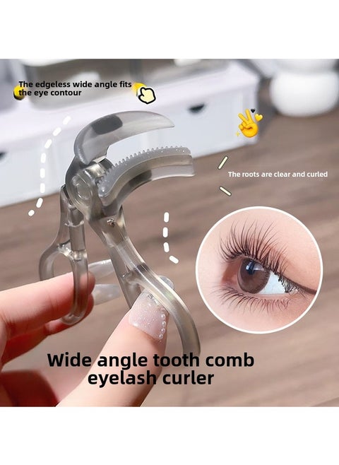 Eyelash Curler with Eyelash Comb, Lash Curler with Silicone Refill Pads Suitable for all eye shapes Curl up to one day Easy to operate No Pinching or Pulling eyelash Eye Makeup Tool