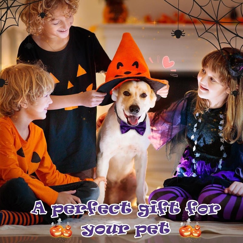 ريجيناري 50 قطعة من ربطة عنق الكلاب على شكل قوس من Reginary، ملحق طوق الحيوانات الأليفة مع أشرطة مطاطية للقطط الصغيرة والمتوسطة، إكسسوارات تجميل الحيوانات الأليفة، مناسبات الزفاف وأعياد الميلاد (نمط الهالوين) - Image 5