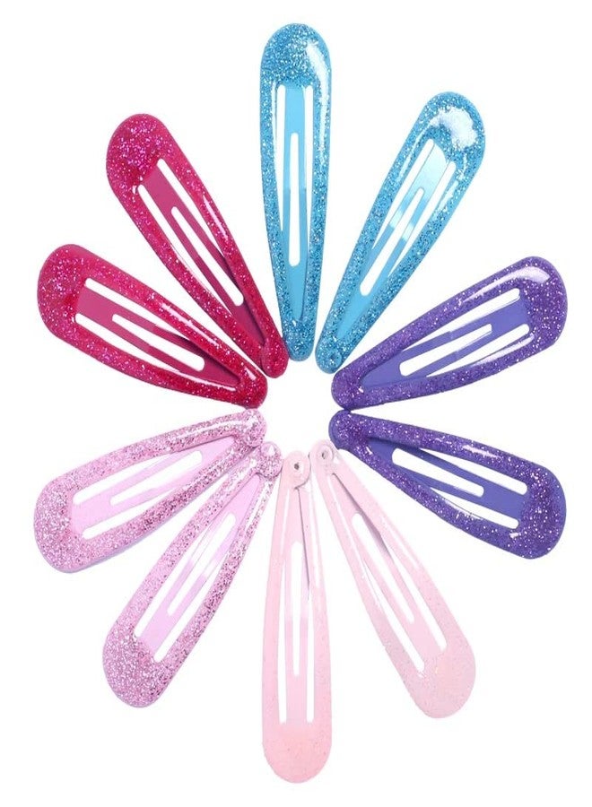 VSAKSH Multicolor Glossy Metal Tic Tac hair Clips/Pins For Girls & women (Pack Of 12) - Image 2