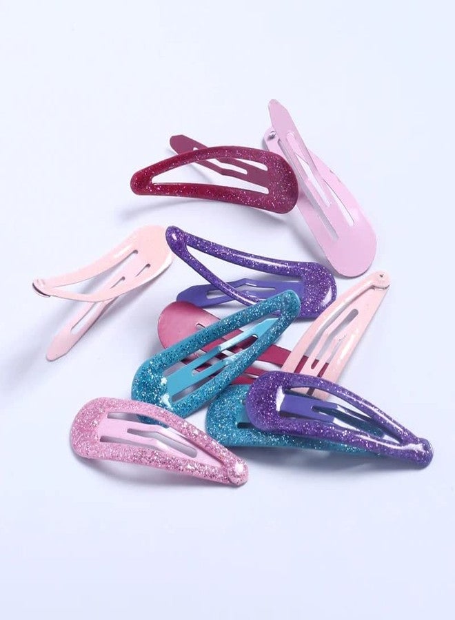 VSAKSH Multicolor Glossy Metal Tic Tac hair Clips/Pins For Girls & women (Pack Of 12) - Image 4