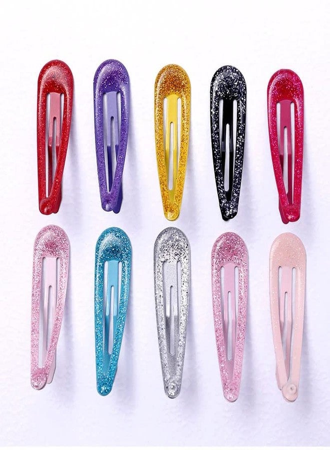 VSAKSH Multicolor Glossy Metal Tic Tac hair Clips/Pins For Girls & women (Pack Of 12) - Image 3