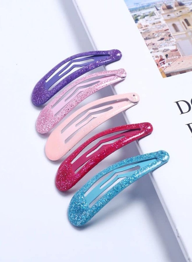 VSAKSH Multicolor Glossy Metal Tic Tac hair Clips/Pins For Girls & women (Pack Of 12) - Image 5