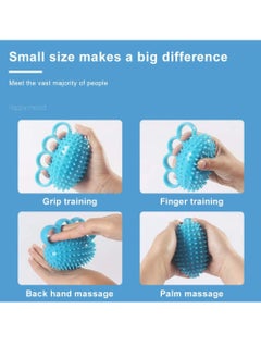 ALCOACH Hand Grip Strengthener Silicone Finger Grip Exerciser Hand Extender Exerciser  - Image 2