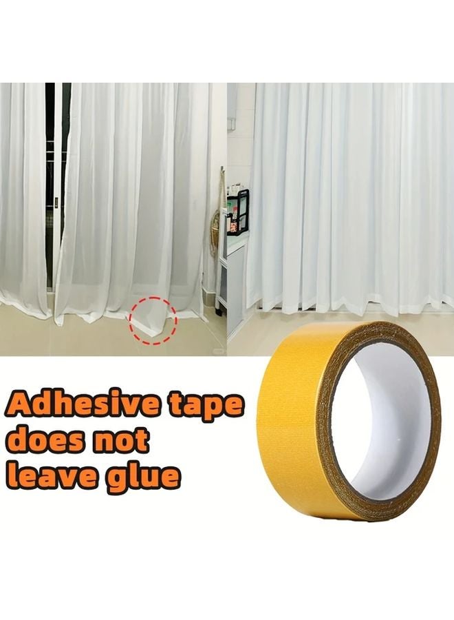 Curtain Shortening Tape 2 8cm x 7m Transparent Adhesive Hemming Roll Prevents Dust Stains Pet Scratches - Image 4