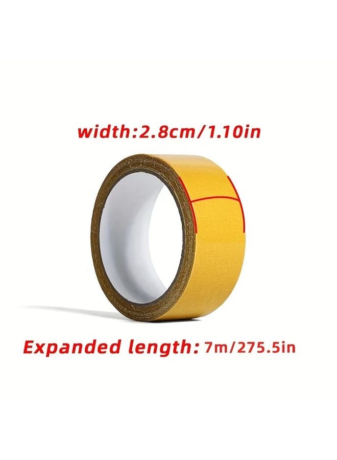 Curtain Shortening Tape 2 8cm x 7m Transparent Adhesive Hemming Roll Prevents Dust Stains Pet Scratches - Image 5
