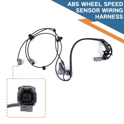 Baxzl Rear ABS Wheel Speed Sensor Wiring Harness for Toyota Tundra 2007-2021 4.0L 4.6L 4.7L 5.7L V6 V8 ABS Skid Control Sensor Wire Replaces 89516-0C050 895160C050 89543-0C020 895430C020 89542-0C020 - Image 4