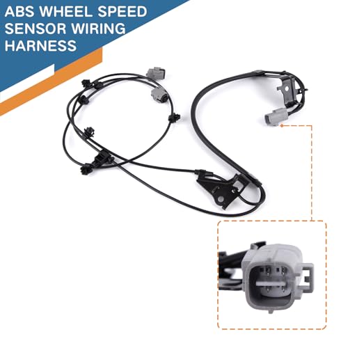 Baxzl Rear ABS Wheel Speed Sensor Wiring Harness for Toyota Tundra 2007-2021 4.0L 4.6L 4.7L 5.7L V6 V8 ABS Skid Control Sensor Wire Replaces 89516-0C050 895160C050 89543-0C020 895430C020 89542-0C020 - Image 3