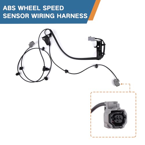 Baxzl Rear ABS Wheel Speed Sensor Wiring Harness for Toyota Tundra 2007-2021 4.0L 4.6L 4.7L 5.7L V6 V8 ABS Skid Control Sensor Wire Replaces 89516-0C050 895160C050 89543-0C020 895430C020 89542-0C020 - Image 5