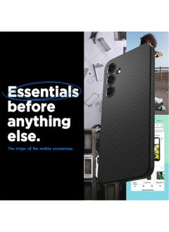 Spigen غطاء حماية Liquid Air لهاتف سامسونج جالاكسي A55 - أسود مطفي  - Image 2