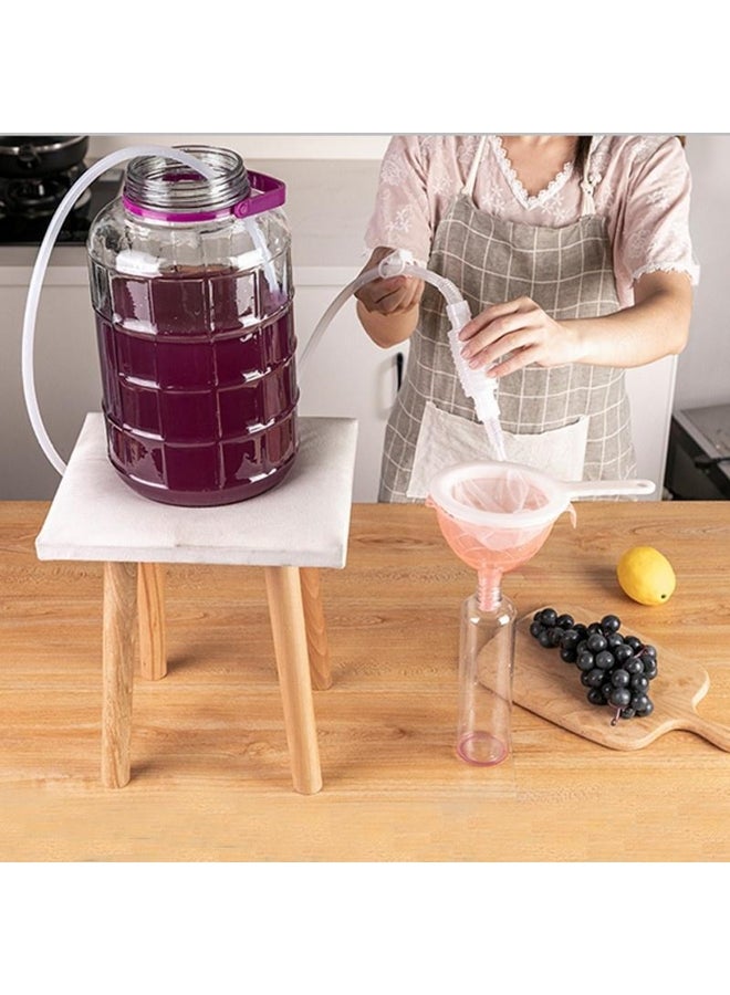 Home Brewing Siphon Hose Wine Beer Making Tool Brewing Food Grade Materials Selling Hand Hop Knead Siphon Filter 