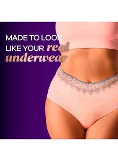 Always Discreet Boutique, Incontinence & Postpartum Underwear for Women, Maximum Protection, Peach, Large, 18 Count (Pack of 1) - pzsku/ZA4028CEE453A3BDA32A5Z/45/_/1740377450/c2c456cb-1c66-43fd-a603-293cfe99c086