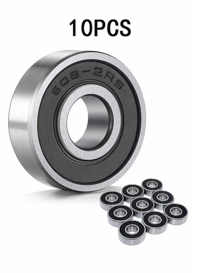 GMORO 10 Pcs Ball Bearing,608RS Industrial Bearings - Image 1
