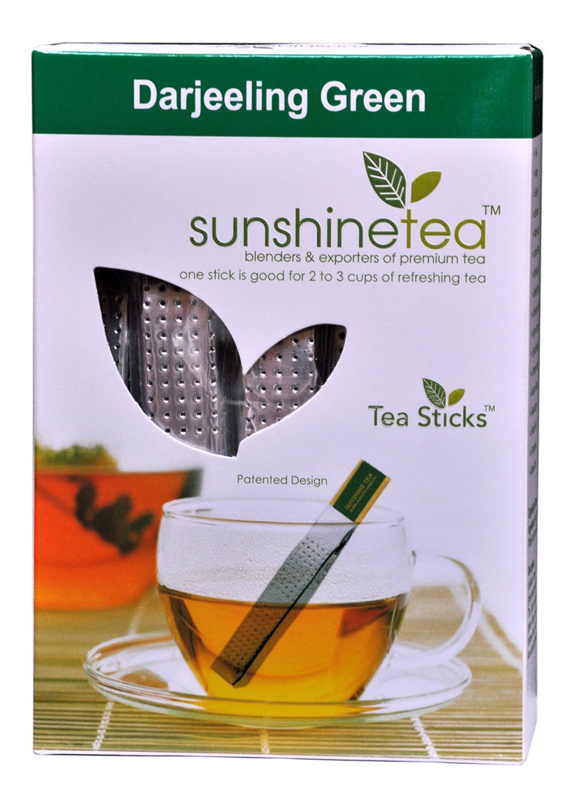 Sunshine Tea Sunshine Darjeeling Green Tea - 10 Tea Sticks - Image 1