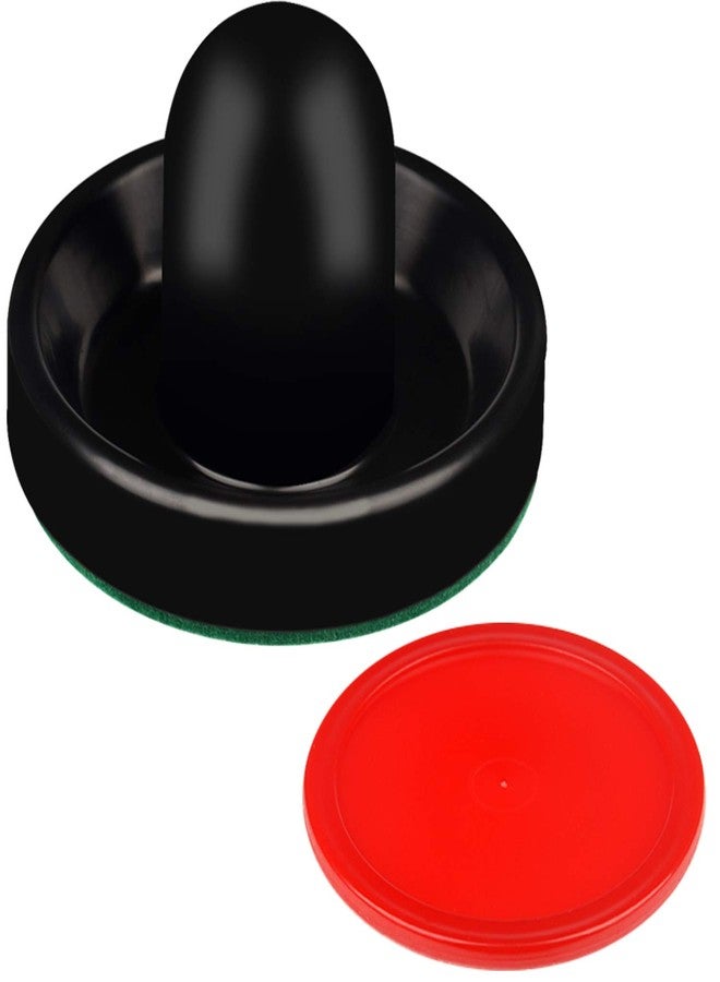 ONE250 Air Hockey Pushers and Red Air Hockey Pucks, Goal Handles Paddles Replacement Accessories for Game Tables (4 Striker, 4 Puck Pack) - Image 3