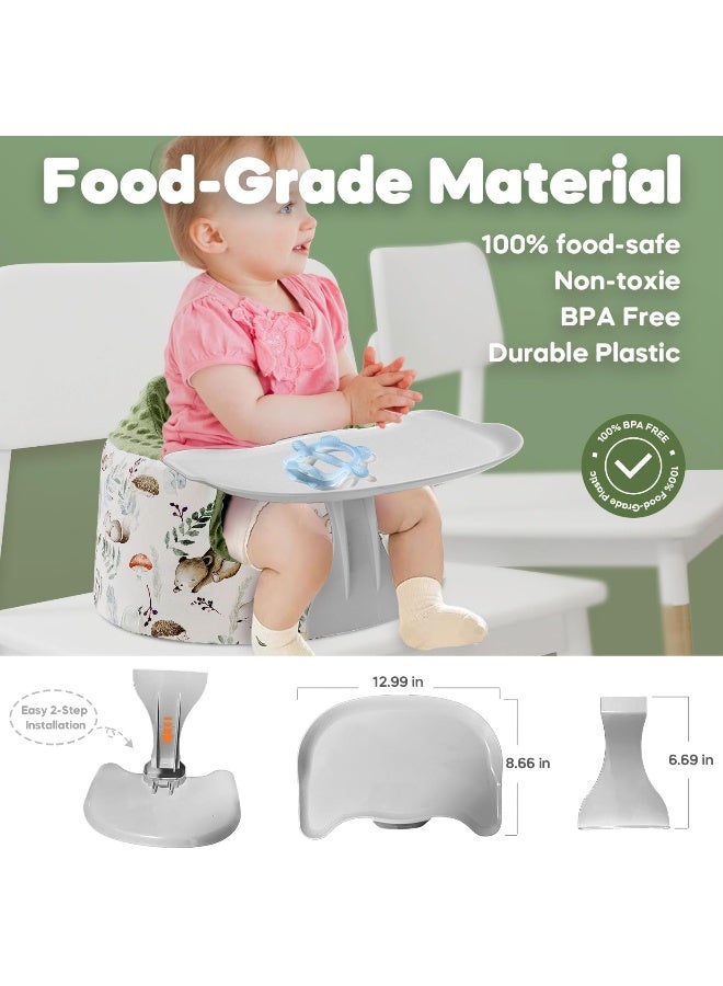 mamatepe Seat Cover and Tray Sets Accessory Compatible with Bumbo Floor Seat for Baby - Image 3