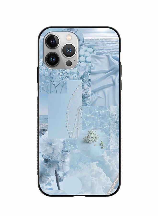 VR CREATIVE Protective Case Cover For Apple iPhone 11 Pro Max Light Blue College Design Design Multicolour - Image 1