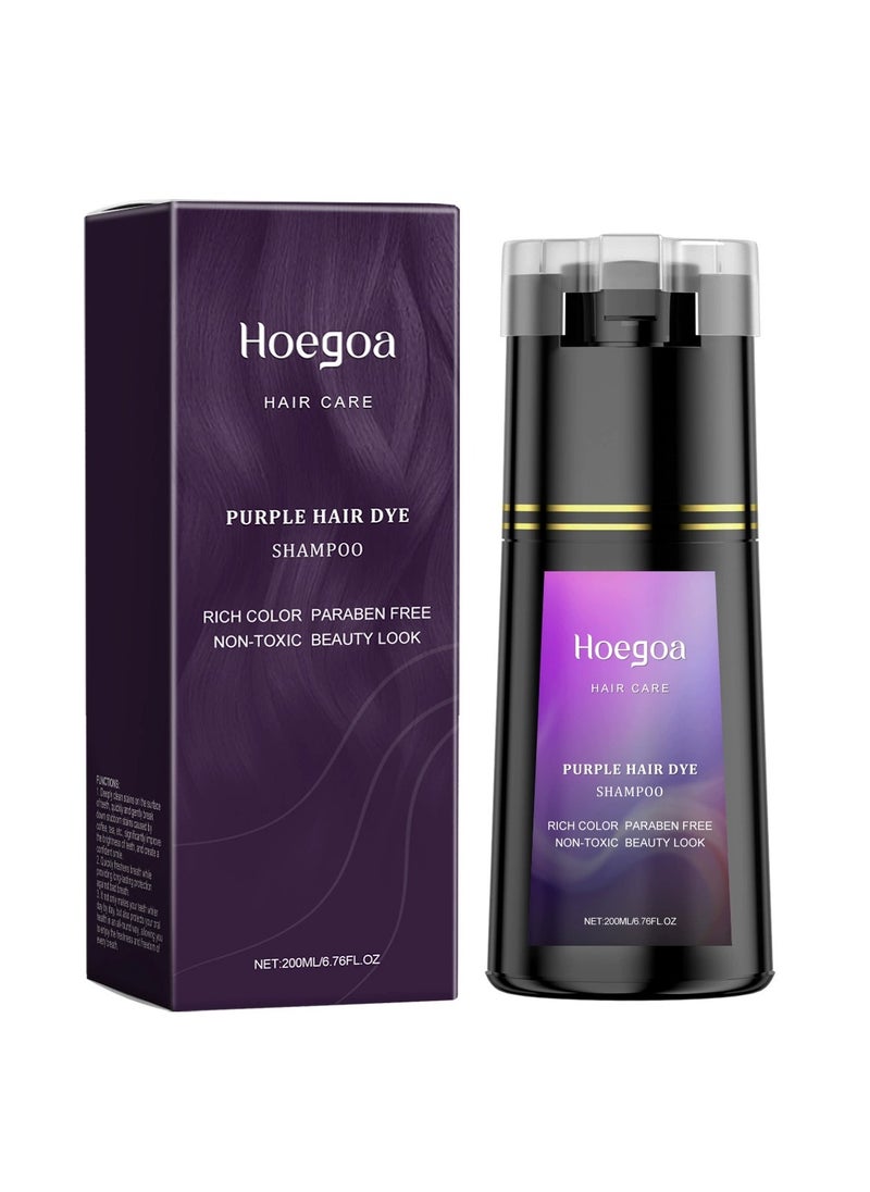 HOEGOA Trendy Bright Color Gentle Dyeing Shampoo Nourishes and Softens Hair (Purple) - pzsku/ZA402B6CAE92592D771B4Z/45/_/1740125472/c8cc4d0b-2da9-425d-9793-abcccd5d4621