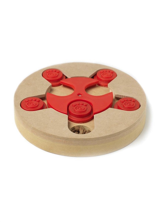 PetRageous 13006 Thinkrageous Interactive Advanced Level Puzzle Piece Dog Toy or Cat Toy Measures 9.84-Inch for Dogs and Cats or Kittens and Ages, Red - Image 3