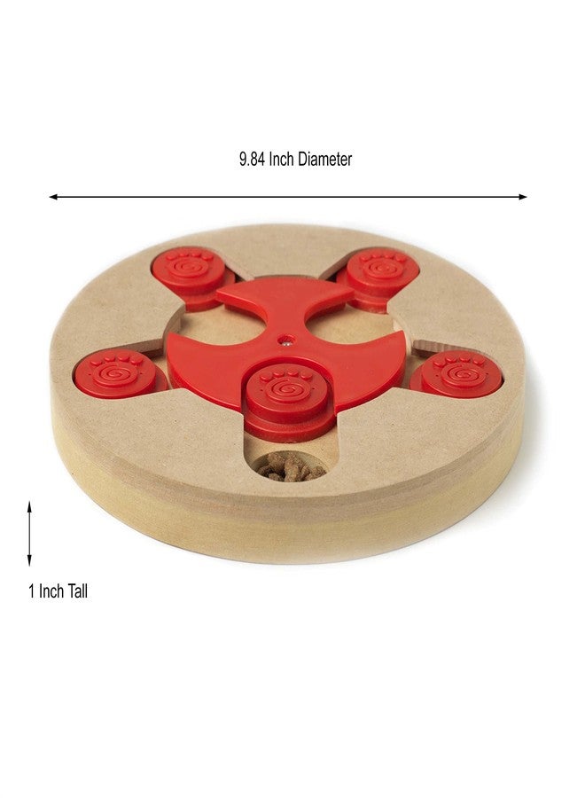 PetRageous 13006 Thinkrageous Interactive Advanced Level Puzzle Piece Dog Toy or Cat Toy Measures 9.84-Inch for Dogs and Cats or Kittens and Ages, Red - Image 4