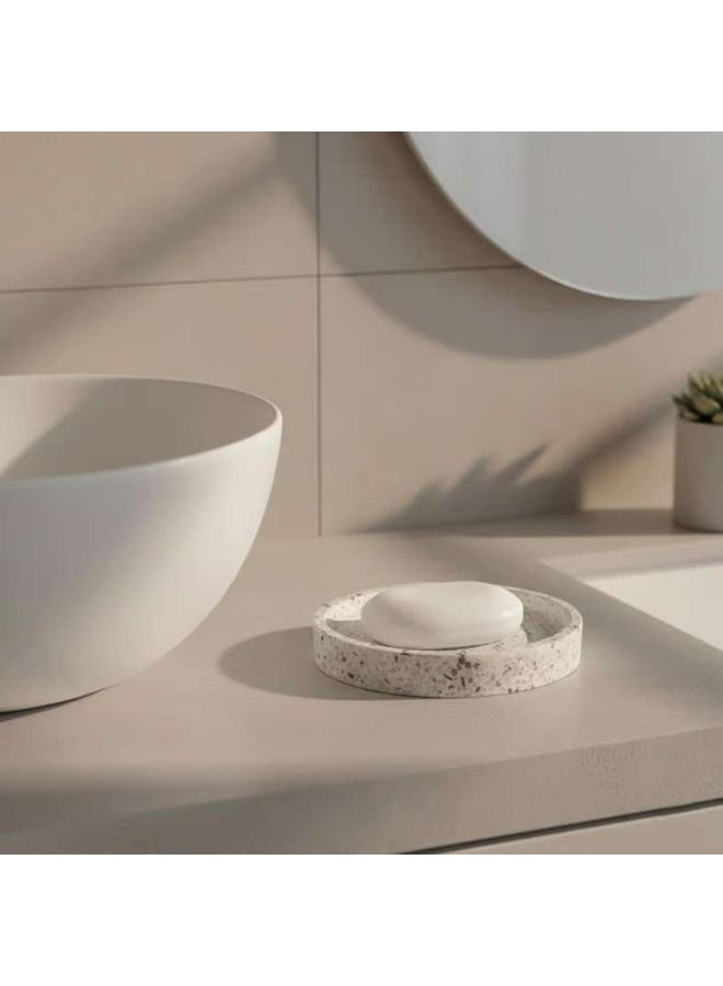 Pan Home صحن صابون تيرازو - أبيض - Image 1